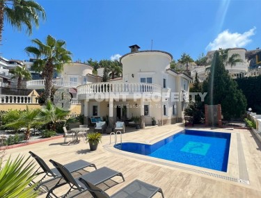 Panoramic villa with sea and mountain views in a picturesque, ecologically clean area of Alanya - Kargicak-id-6975-photo-1