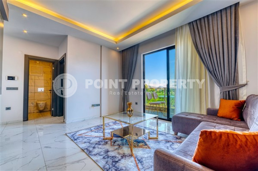 Furnished 1+1 apartment in a new complex in the very center of the European Oba district, 50 m2-id-1075-photo-1