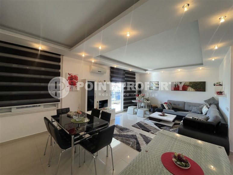 Ready-to-move-in apartment with modern design 700 meters from the sea, in the center of Oba district-id-7287-photo-1