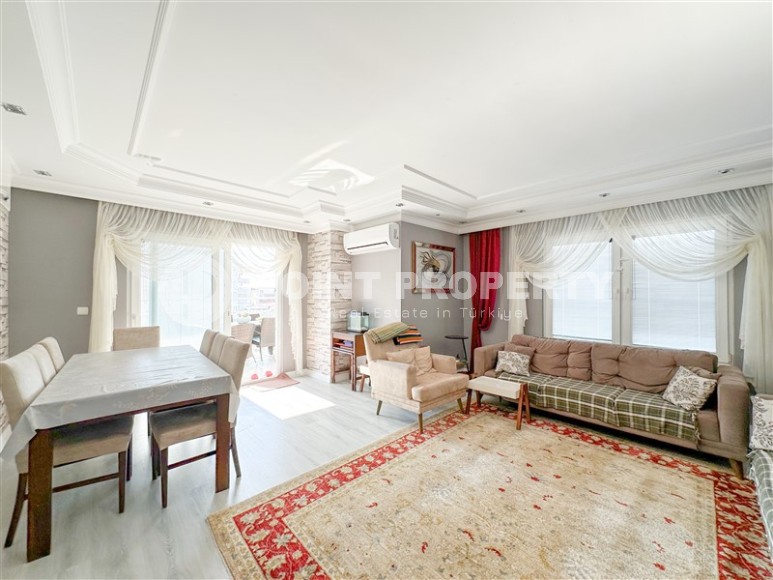 Large two-level apartment 4+1 with views of the city and mountains, on the 10th floor with an attic, in the center of Cikcilli district-id-7417-photo-1
