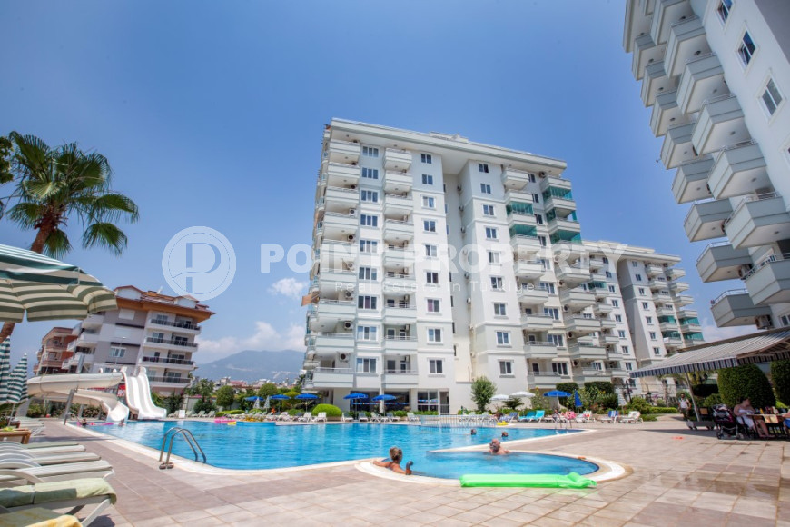 Two bedroom apartment, 110m², in a comfortable complex by the sea in Tosmur, Alanya-id-1581-photo-1