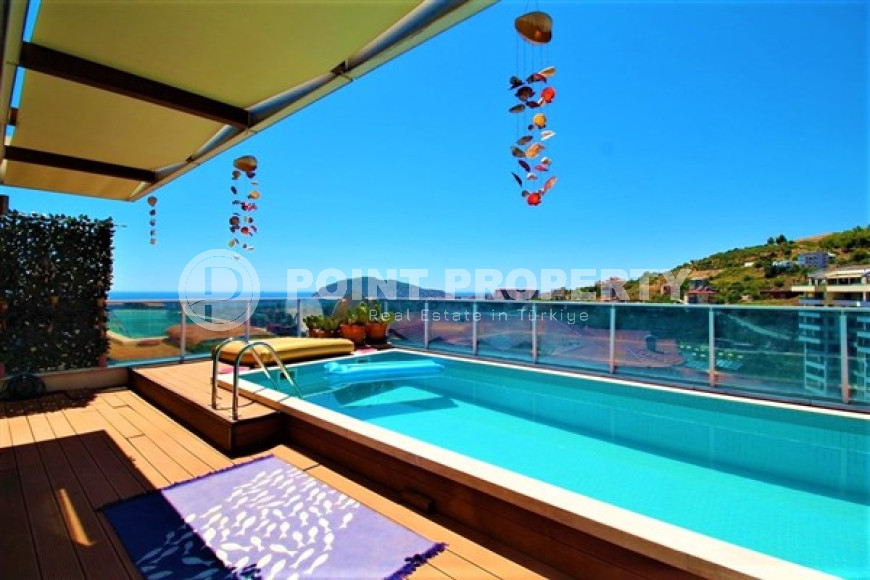 Luxury two-level apartment with three bedrooms, 300m², in Alanya area - Cikcilli-id-1589-photo-1