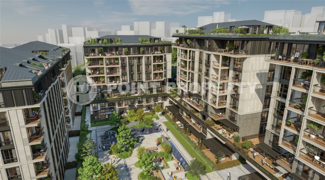 Новый инвестиционный проект в популярном районе Стамбула - Бешикташ - элитный жилой комплекс с роскошной внутренней инфраструктурой-id-7737-фото-1