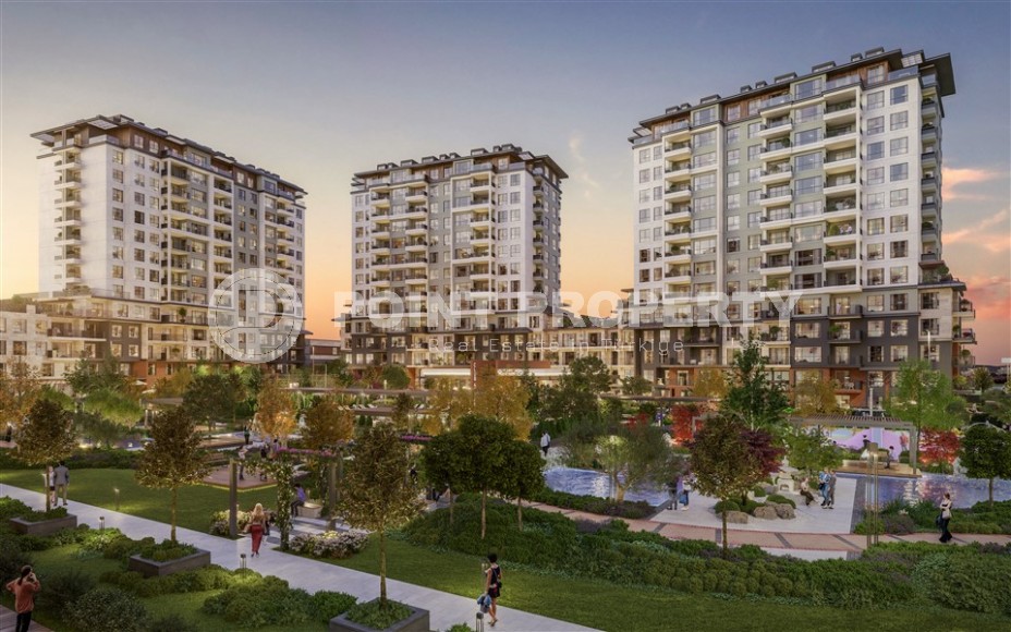 Апартаменты в элитном жилом комплексе на завершающем этапе строительства, в перспективном районе Стамбула - Бейликдюзю-id-7746-photo-1