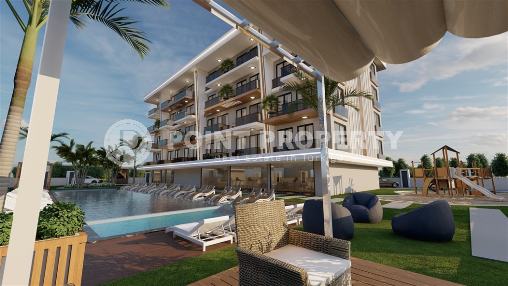 Compact 1+1 apartment two and a half kilometers from the sea, in a promising area of Alanya - Upper Oba-id-7782-photo-1