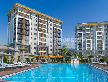 Apartments in a residential complex at the final stage of construction, in a picturesque area of Turkey - Avsallar-id-1005-photo-1