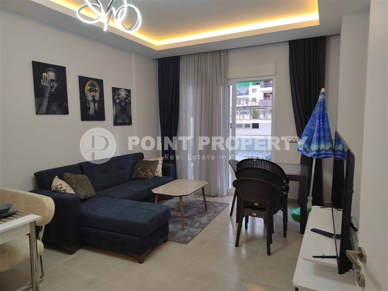 Modern furnished apartment 700 meters from the sea, in the center of Mahmutlar-id-8077-photo-1