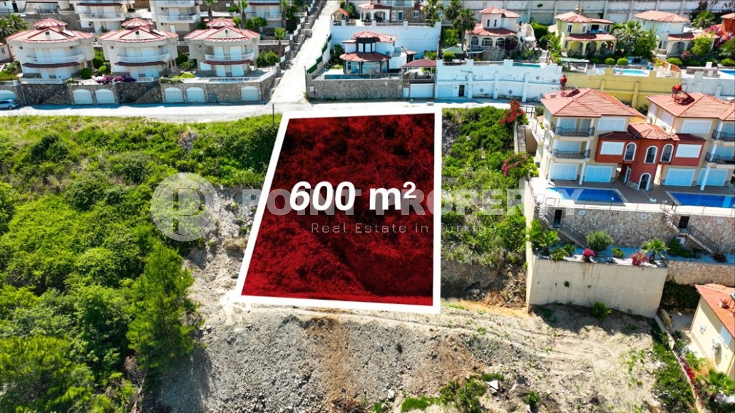 Plot for construction of a villa in a prestigious, ecologically clean area of Alanya - Kargicak-id-8097-photo-1