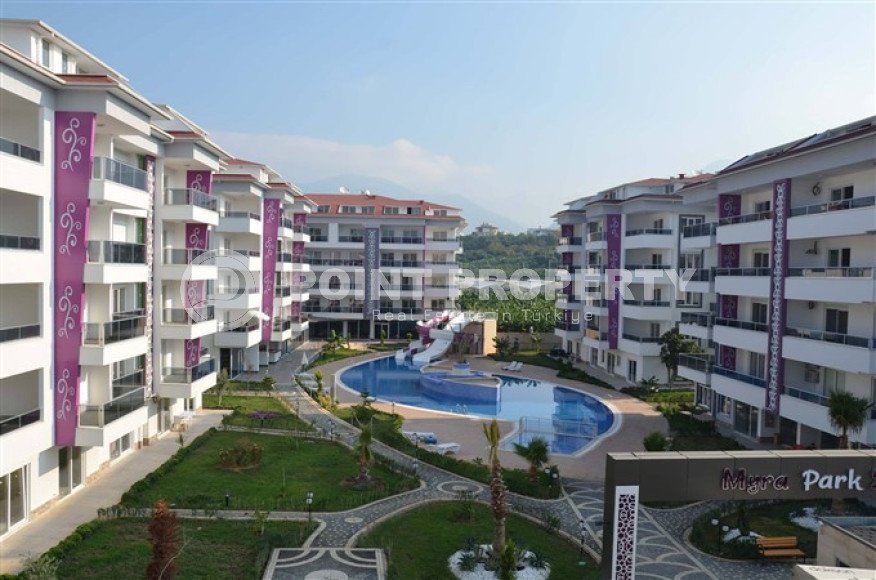Well-kept one-bedroom apartment, 70m², in a luxury complex 250m from the sea in Kestel, Alanya-id-1686-photo-1