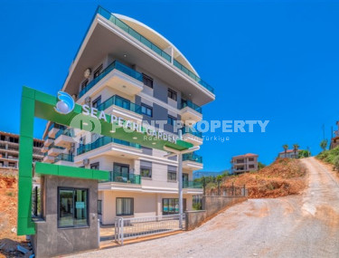 Elegant two-bedroom penthouse, 100m², in a new residence with infrastructure in Oba, Alanya-id-1728-photo-1