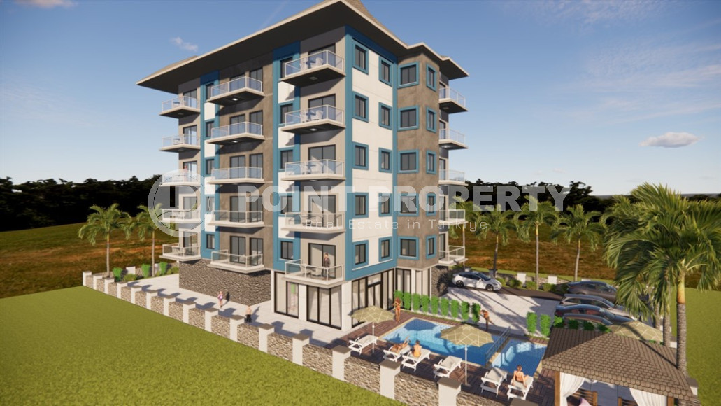 Apartment 1+1, 55m², in a complex at the final stage of construction in Avsallar, Alanya-id-1738-photo-1
