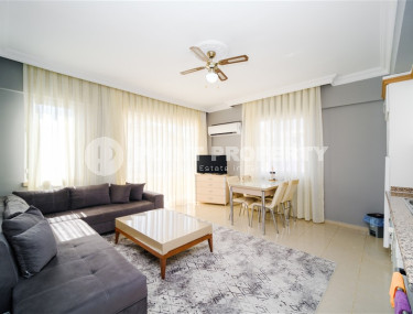 Furnished one-bedroom apartment 60 m2 in the center of Alanya-id-1117-photo-1