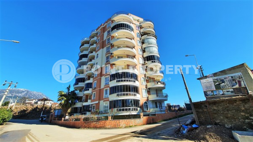 Two bedroom apartment, 115m², furnished and equipped with mountain views in Mahmutlar, Alanya-id-1855-photo-1
