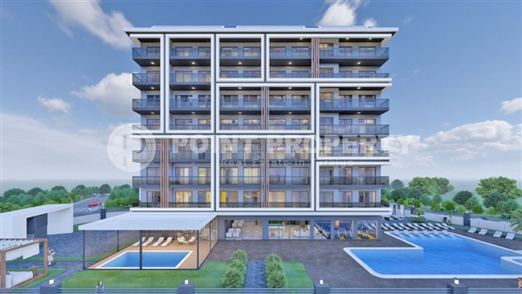 Apartment 1+1, 57m² in a premium complex at the final stage of construction, in Avsallar, Alanya-id-1934-photo-1