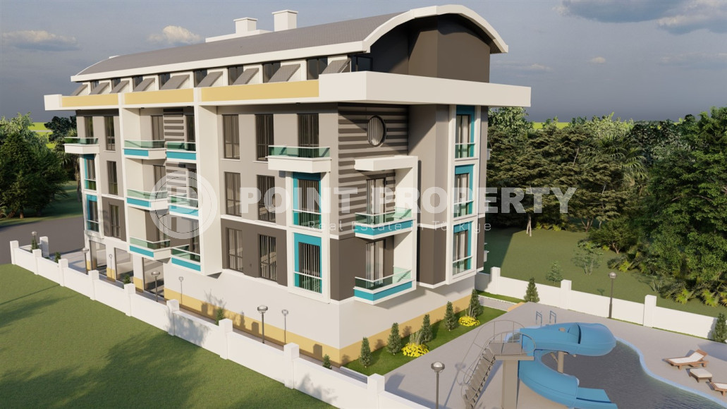 Новейший инвестиционный проект с комфортными апартаментами 1+1 и просторными пентхаусами 2+1 по приятной цене в Паялларе, в 15 км от центра Аланьи.-id-1134-фото-1