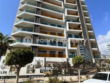 Furnished apartment 1+1, 60m² in a complex at the commissioning stage, in Avsallar, Alanya-id-2154-photo-1