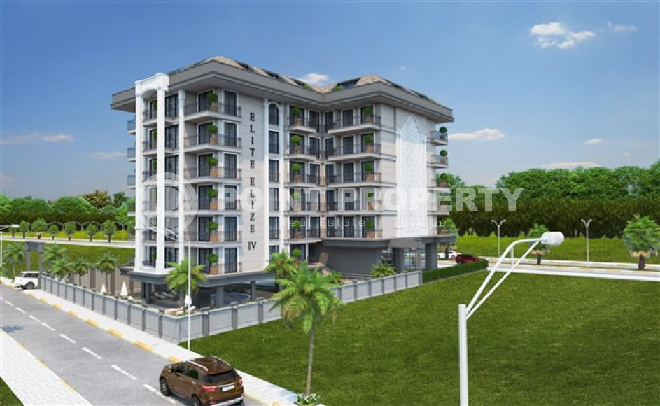 Старт продаж: квартиры 1+1, 61-64м², в новом проекте премиум класса в центре Алании-id-2161-фото-1