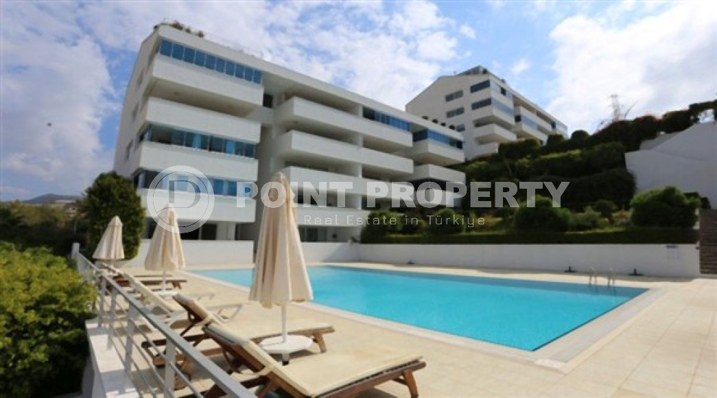 Cozy three-room apartment, 105m², in a residence with infrastructure in Alanya Konakli area-id-2173-photo-1