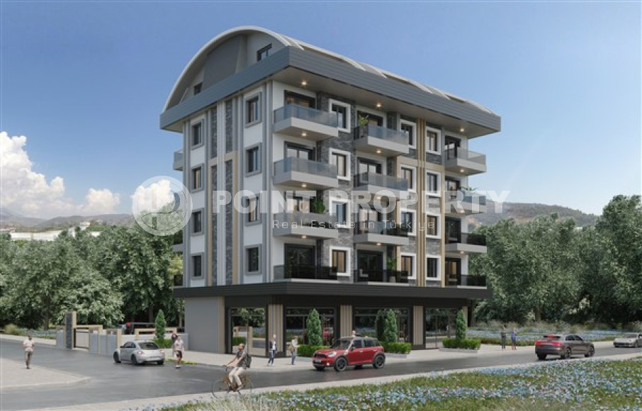 Апартаменты в комплексе премиум класса на этапе строительства в 400м от моря в районе Каргыджак-id-2330-фото-1
