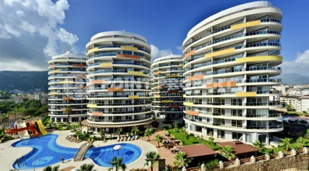 Elegant furnished apartment 1+1, 65m², in a premium complex in Alanya - Cikcilli-id-2431-photo-1