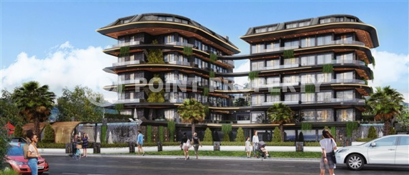 New low-rise investment project from the developer, in the Kestel area, apartments 43 - 217 m2, 250 meters from the sea-id-2653-photo-1
