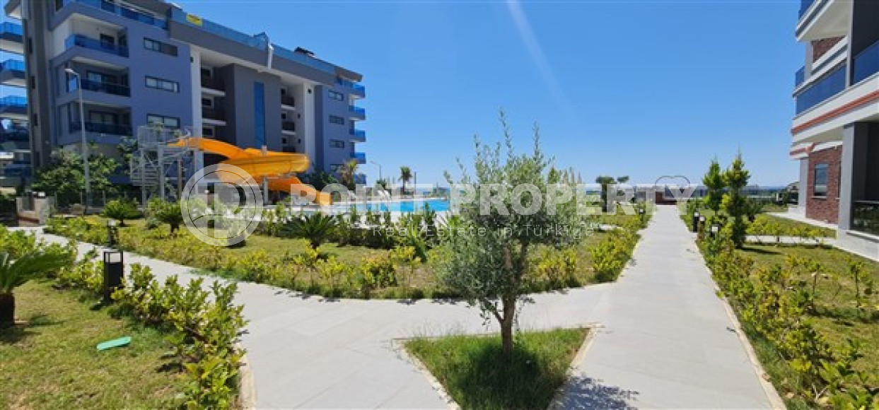Furnished two-room apartment in Kargicak, in a house built in 2022 with private access to the garden-id-2746-photo-1