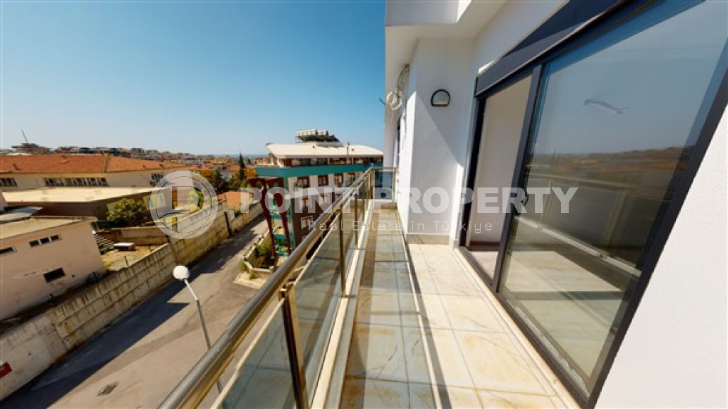 Inexpensive renovated duplex penthouse in a new building in the center of Alanya-id-2996-photo-1