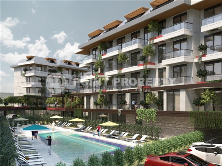 Modern apartment with an area of 55 m2, Upper Oba, Alanya, in a complex with 5* infrastructure-id-3003-photo-1