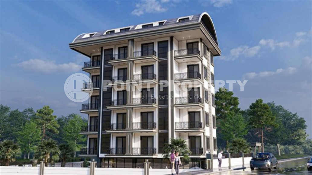 Two-room apartment 44 m² at an attractive price, in a building under construction, Avsallar, Alanya-id-3045-photo-1