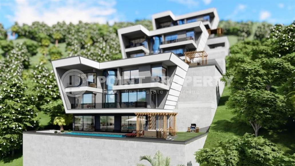 For sale two luxury villas 4+2, with an area of 400 - 450 m2, center of Alanya, Bektas-id-3137-photo-1