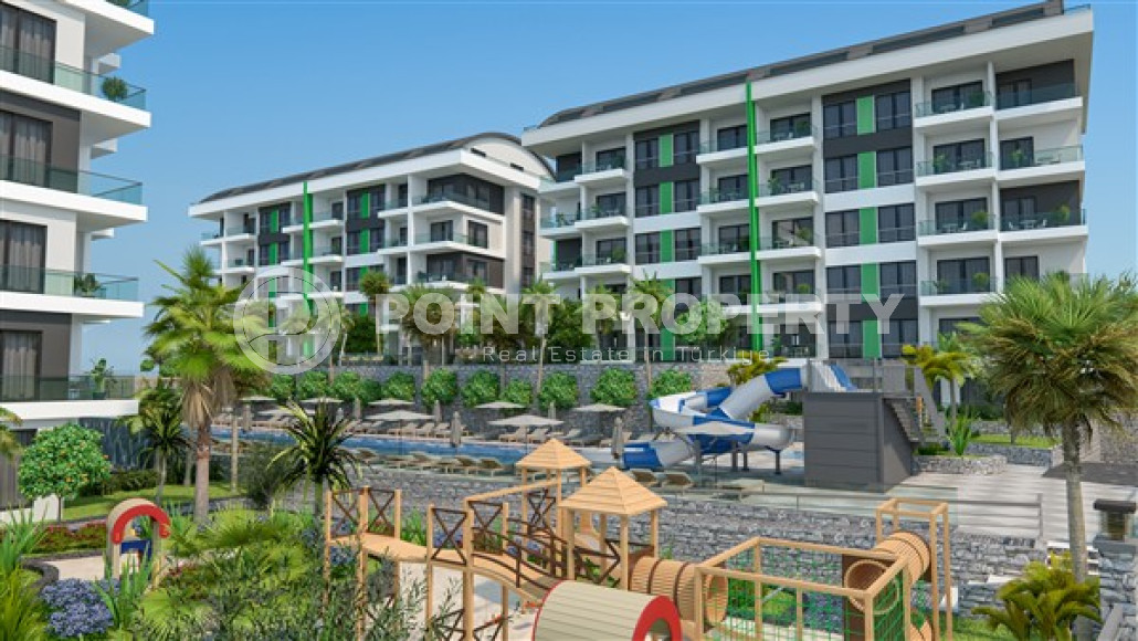 Luxury investment project under construction in Kargicak area, Alanya, apartments 48 - 150 m2-id-3247-photo-1