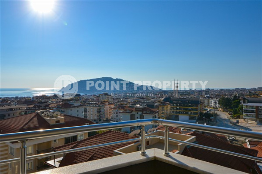 Spacious apartment with an area of 120 m2 in Cikcilli area, Alanya, on the seventh floor of the house-id-3275-photo-1