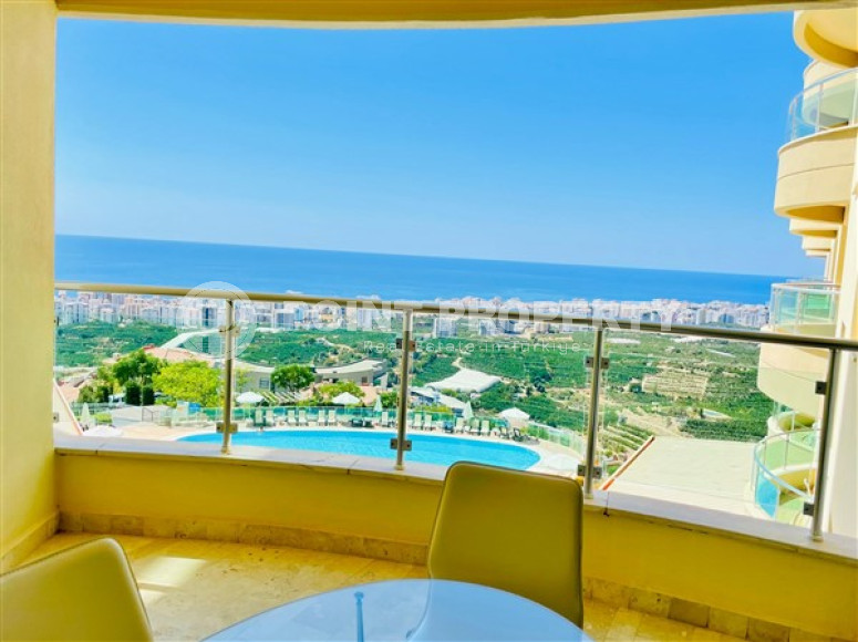 Comfortable living apartment of 110 m2 with panoramic views in the Kargicak area, furnished-id-3305-photo-1