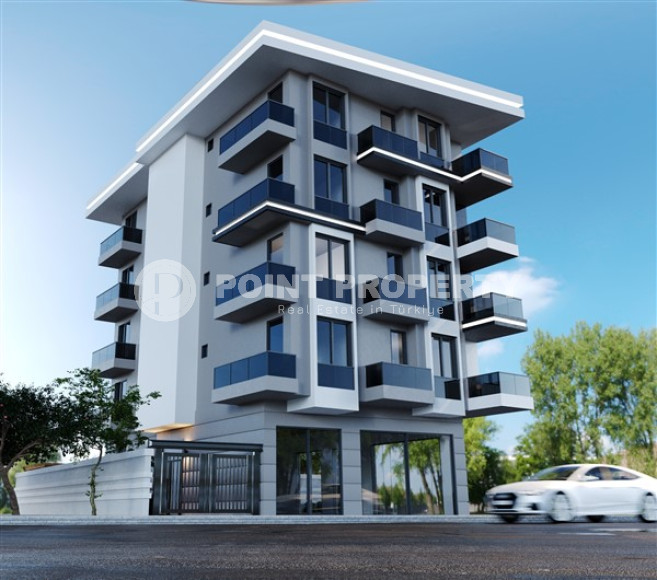 Новая трёхкомнатная квартира 85 м2, центр Аланьи, в строящемся комплексе в 300 метрах от моря-id-3309-фото-1