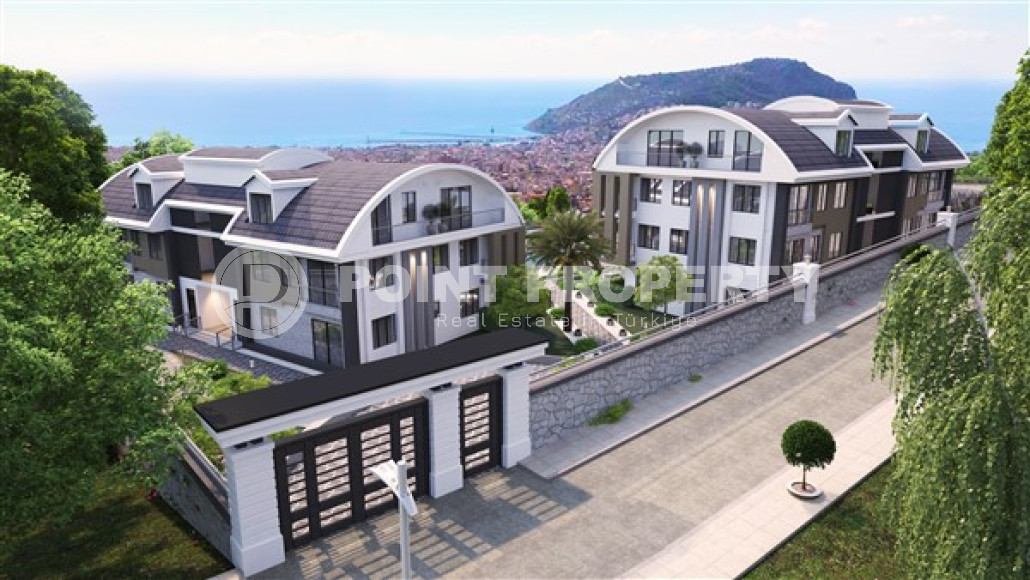 Duplex penthouses with views in a new complex in Tepe, Alanya center-id-3329-photo-1