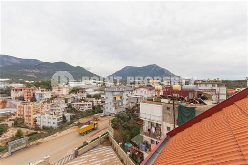 Duplex penthouse 120 m² with four separate rooms and a kitchen, upper Oba, Alanya-id-3350-photo-1