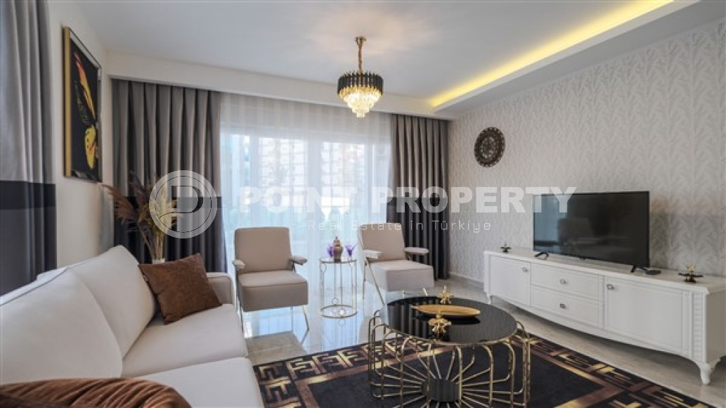 Inexpensive two-room furnished apartment with an area of 60 m2, Mahmutlar district-id-3368-photo-1