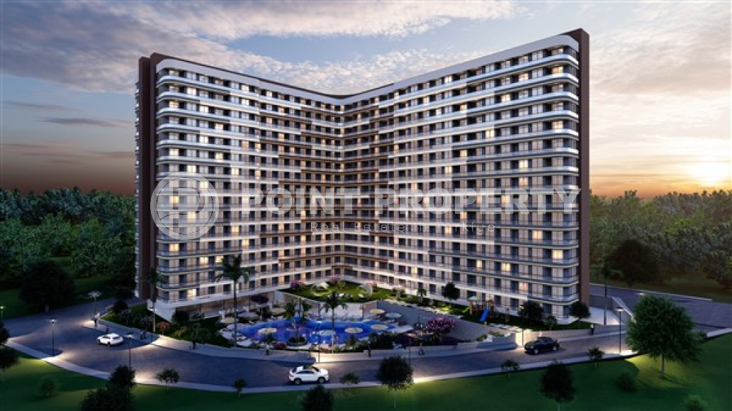 Недорогие квартиры 62 - 89 м2 в новом инвестиционном проекте расположенном в городе Мерсин, в 500 метрах от моря-id-3412-фото-1
