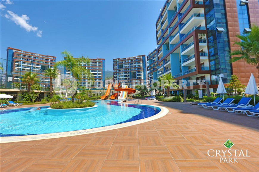 Cozy two-room apartment from the owner with a 1+1 layout and an area of 65 m2 in a large complex with a water park in the Cikcilli area, 700 meters from the sea-id-1302-photo-1