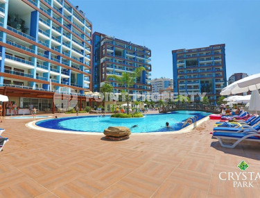 View apartment with two bedrooms, 112m² in an elite complex in Alanya - Cikcilli-id-1314-photo-1