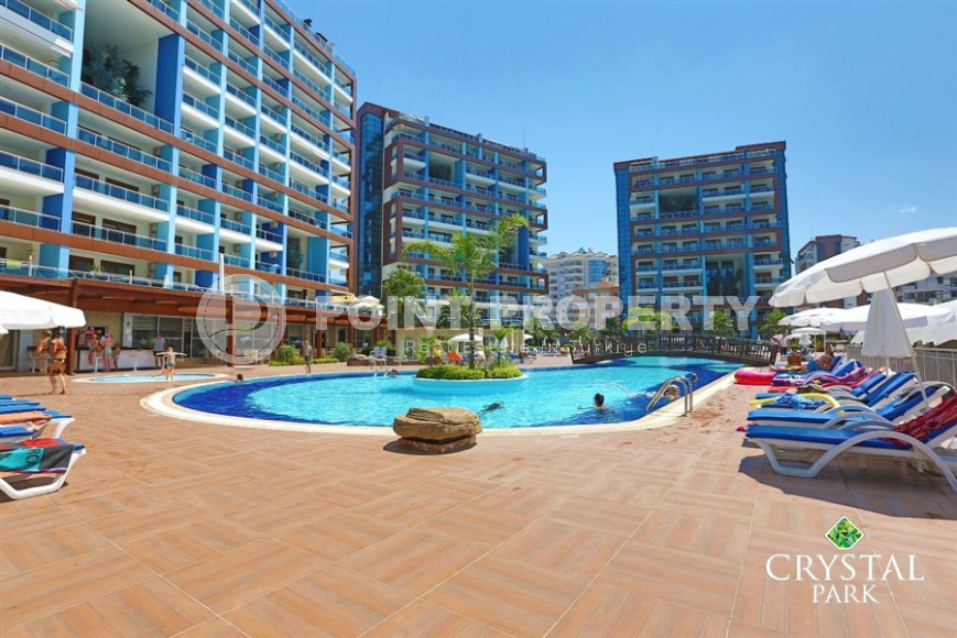 View apartment with two bedrooms, 112m² in an elite complex in Alanya - Cikcilli-id-1314-photo-1