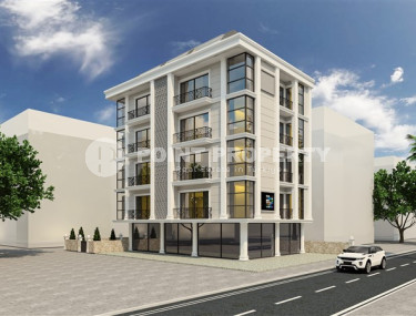 Квартиры с планировкой 1+1 и 2+1 в строящемся четырехэтажном комплексе в самом центре Аланьи-id-3607-фото-1