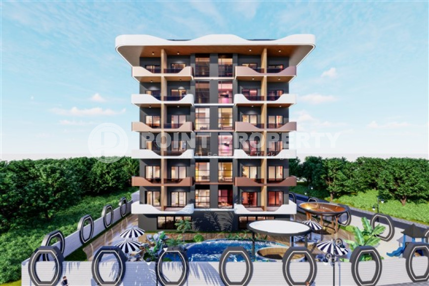 Апартаменты и дуплексы 55 - 100 м2 в строящемся бутик - проекте в районе Махмутлар, на удалении от моря-id-3677-фото-1