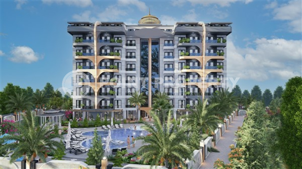 Luxury investment project in the city of Gazipasa. Apartments and duplex apartments 53 - 120 m2.-id-3769-photo-1