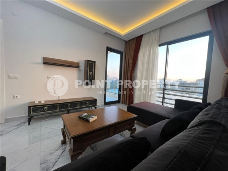 Stylish furnished 1+1 apartment in a building built in 2019.-id-3786-photo-1