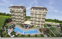 Недорогие двухкомнатные апартаменты с площадью 52 м2 в строящейся резиденции, район Демитраш-id-3794-фото-15