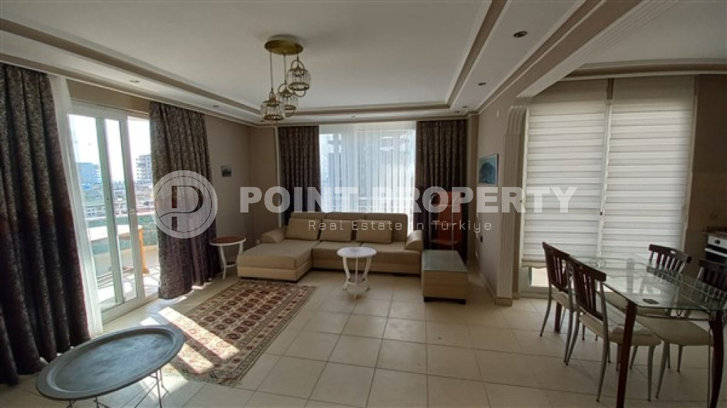 Furnished apartment 115 m2 with two balconies, Mahmutlar district-id-3837-photo-1