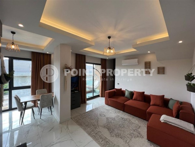 Duplex apartment 2+1 with an area of 98 m2 in the Oba area. Sold furnished.-id-3935-photo-1