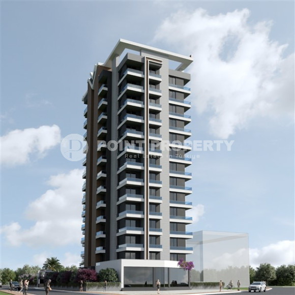 New apartment with an area of 70 m2 without furniture, 350 meters from the sea. Mersin, Teje-id-4233-photo-1