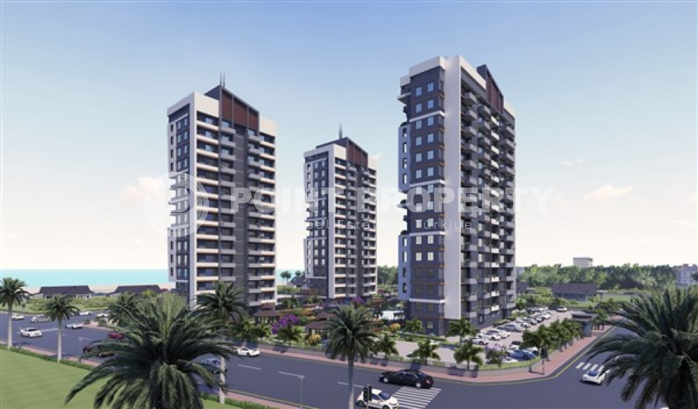 Comfortable apartments with a living area of 60 m2 in a premium class residence under construction, Mersin, Teje-id-4234-photo-1